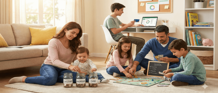 Cómo enseñar educación financiera a tus hijos desde casa: La Guía Definitiva por Edades